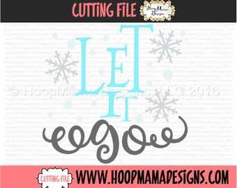 Let It Go - TOILET PAPER Christmas Gag Gift -  SVG dxf eps and png Files for Cutting Machines Cameo or Cricut