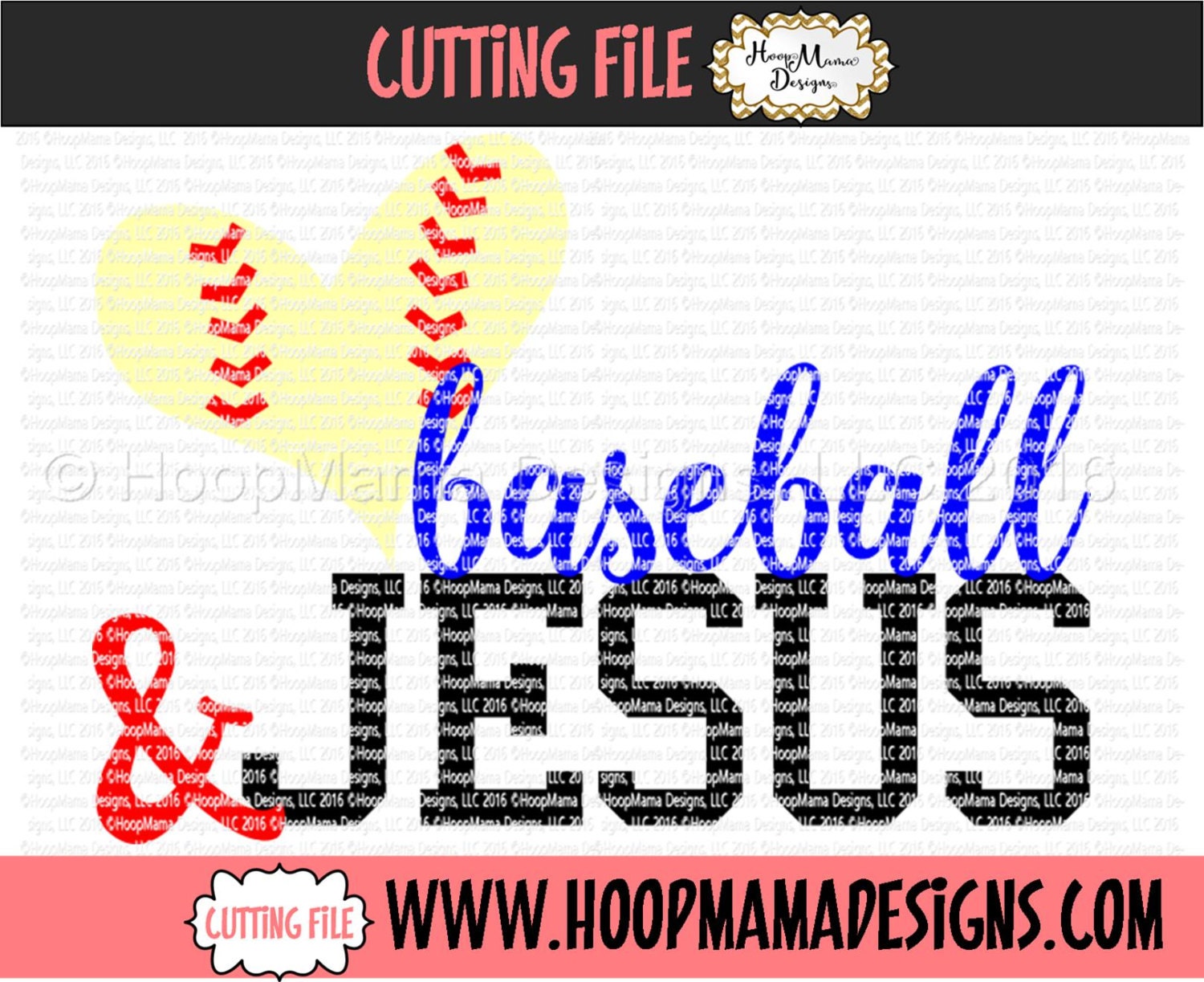 Baseball and Jesus SVG DFX EPS and Png Files for Cutting Etsy