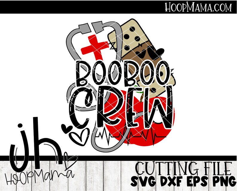 Download School Nurse SVG Cutting File Boo Boo Crew SVG dxf eps and ...