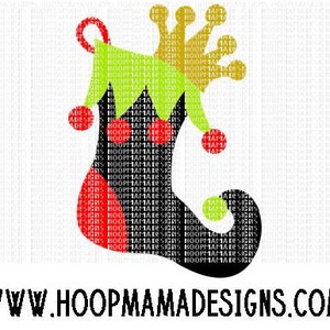 Princess Christmas Stocking SVG DXF eps and png Files for Cutting Machines Cameo or Cricut