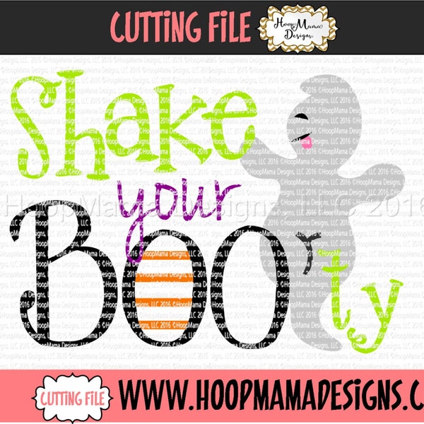 Shake Your Booty BOY Halloween SVG DXF eps and png Files for Cutting Machines Cameo or Cricut