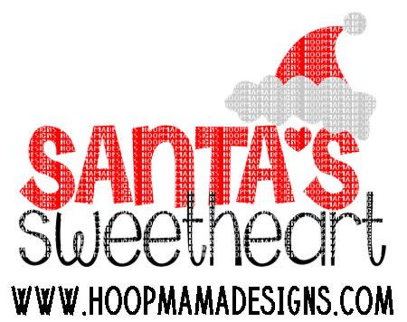 Download Santas Sweetheart Christmas SVG DXF eps and png Files for ...