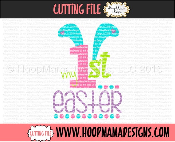 Download Items similar to My First Easter SVG DXF eps and png Files ...