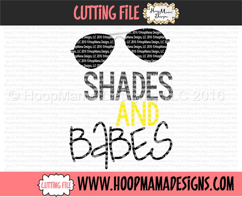 Shades and Babes Boy SVG DXF eps and png Files for Cutting Machines Cameo or Cricut image 2