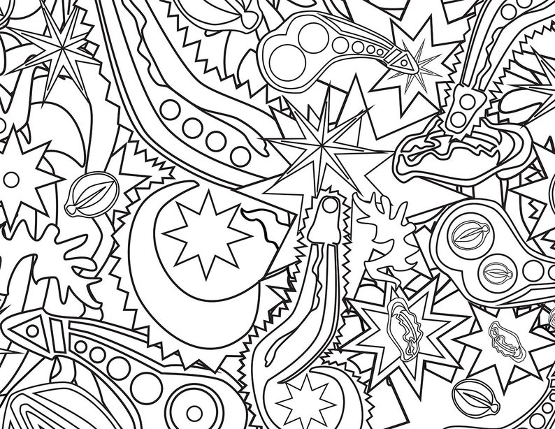 Adult Coloring Page Download / Print Home / Nude Art / | Etsy