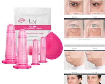  GLAM Face Cupping Set and EDGE Cupping Set Bundle