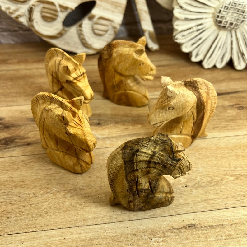 Palo Santo Horse Bust Palo Santo Wood Carving Consciously Sourced Palo Santo from Peru Holy Wood Horse Head image 9