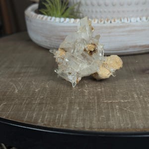 Tibetan Clear Quartz Specimen | Grade A Clear Quartz Cluster | Raw Quartz Point Cluster | High Quality Crystal Specimen