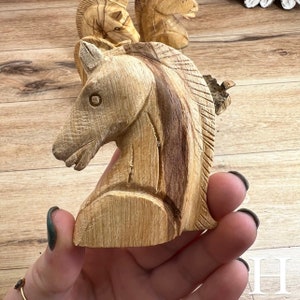 Palo Santo Horse Bust Palo Santo Wood Carving Consciously Sourced Palo Santo from Peru Holy Wood Horse Head H