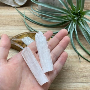 Raw Scolecite Shards | Raw Wands | Scolecite Sticks | Raw Crystal Wands | High Quality Scolecite from India