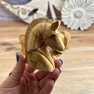 Palo Santo Horse Bust Palo Santo Wood Carving Consciously Sourced Palo Santo from Peru Holy Wood Horse Head image 2