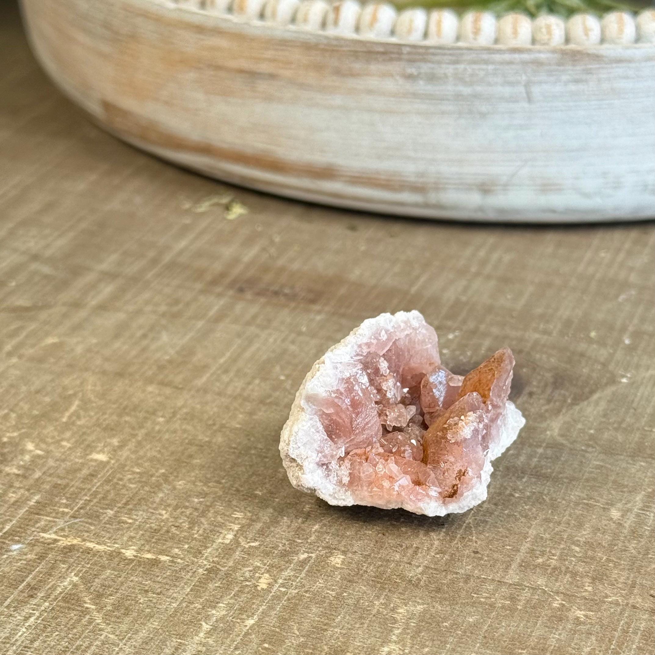 ピンクアメジストジオード：アルゼンチン産原石水晶 - Etsy 日本