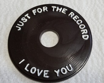 I Love you Record Valentines / Engagement / Wedding / Mother&#39;s Day