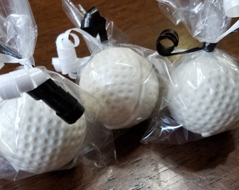 Solid chocolate 3D golf balls Party Favors