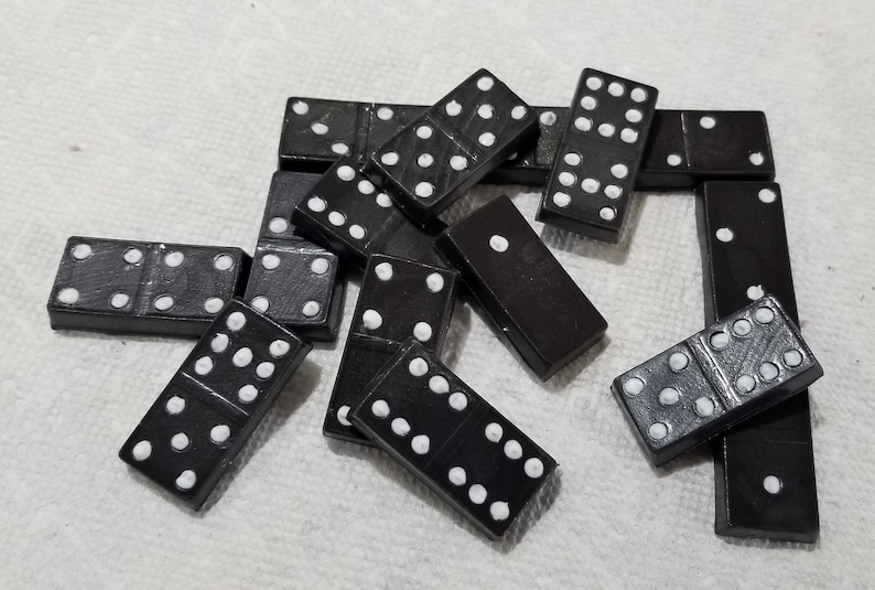 Chocolate Domino Set - Etsy