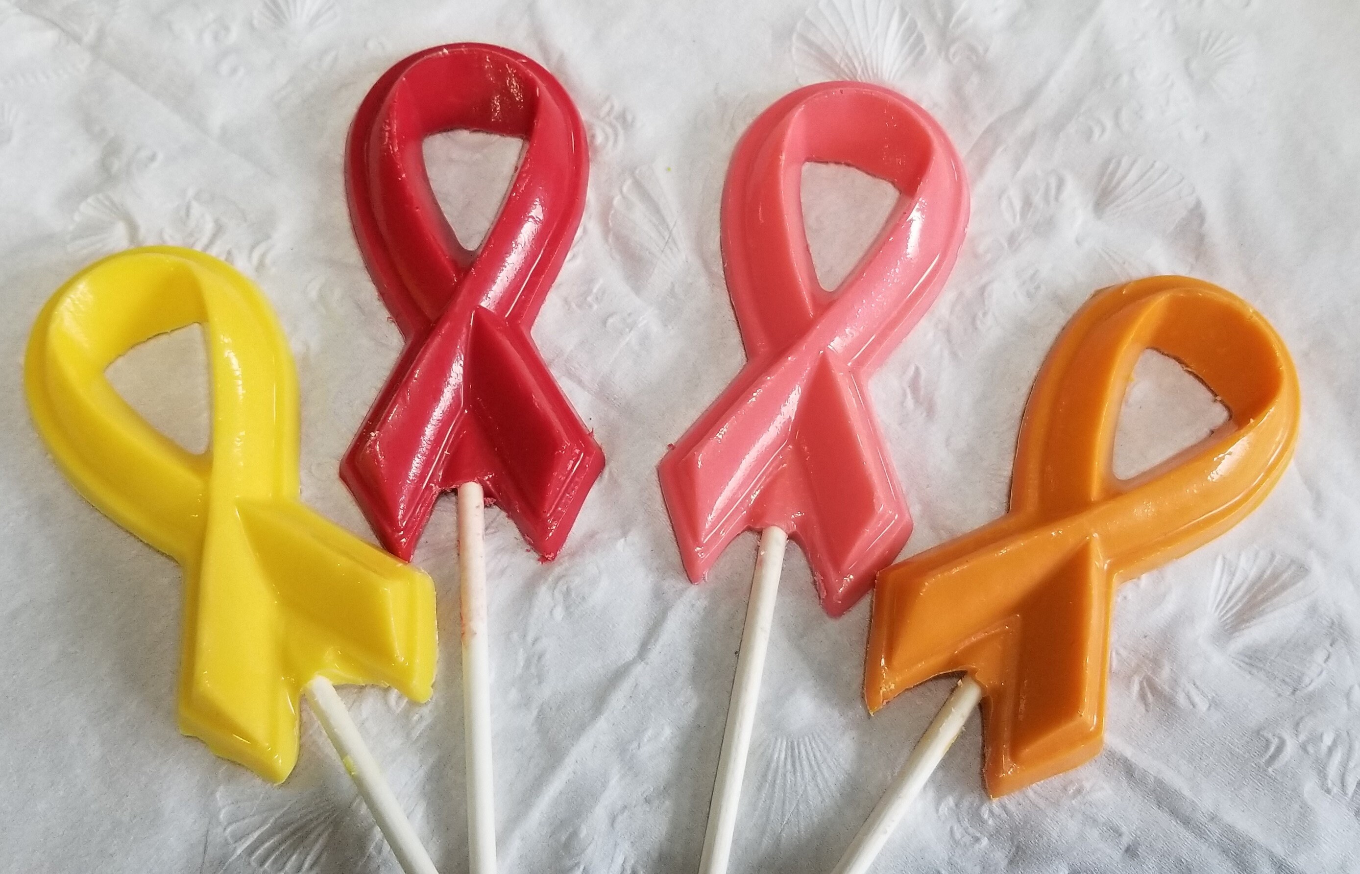 Cancer Awareness Ribbon Chocolate Lollipop Party Favors - Etsy