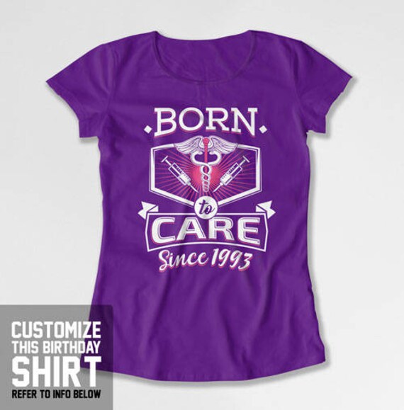 Printed T shirt tee Legend since 1968 happy birthday present gift idea unisex