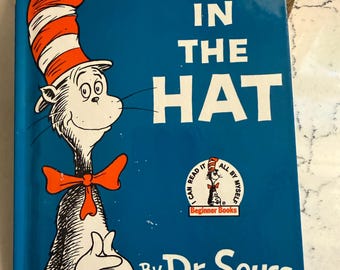 Vintage exemplaar van De Kat in de Hoed van Dr. Seuss