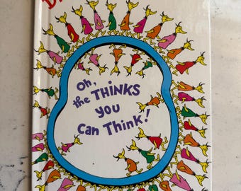 Vintage Dr. Seuss-boek uit 1975: Oh, wat je kunt denken