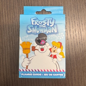フロスティ・ザ・スノーマンのクリスマス用トランプ