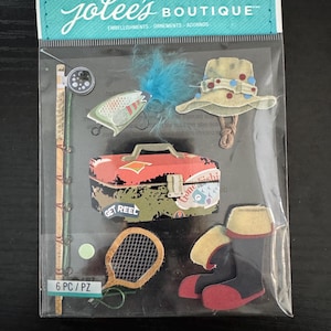 Pegatina de pesca/pescador de Jolee