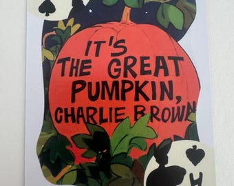È la grande zucca, Charlie Brown che gioca a carte