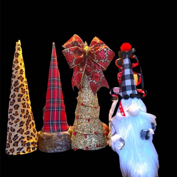 Gnome Tree Topper With Lights Etsy