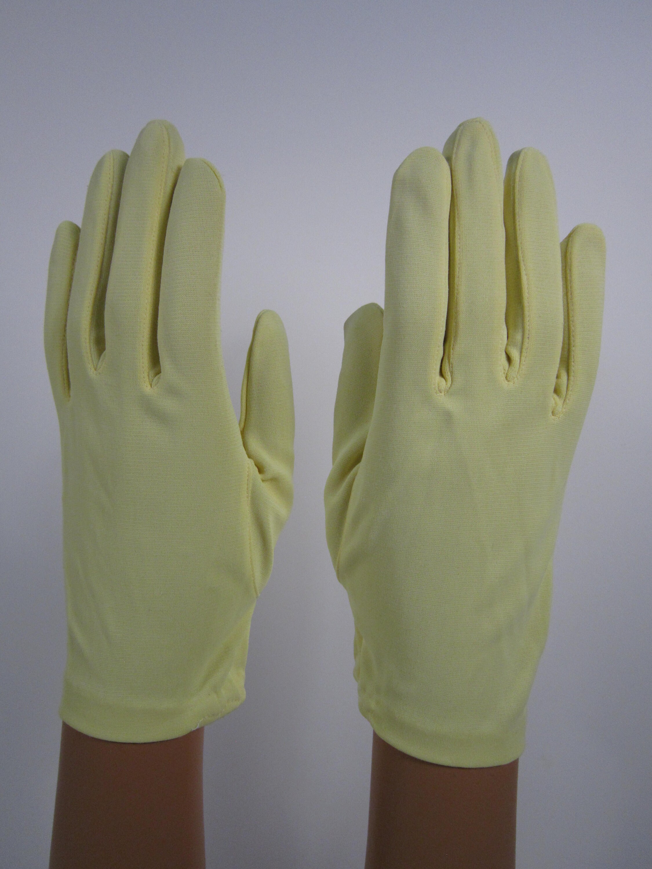 Sz 7 Vintage Light Yellow Gloves for Prom/Dress/Wedding Etsy