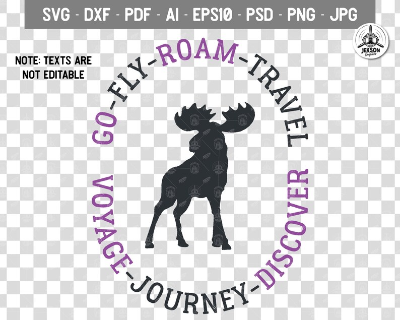 Camp SVG Cut File Travel Go Fly Journey Discover Svg Wanderlust Adventure shirt Moose Silhouette Outdoor svg Cutting File quote Commercial