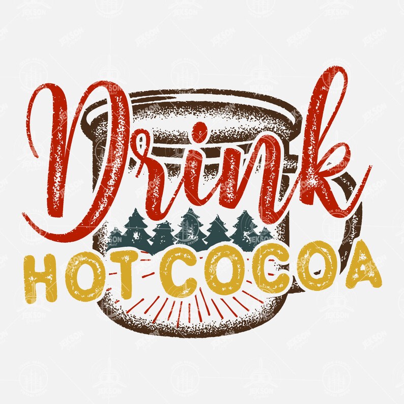Cuts for Cricut Clipart PNG Decoration Drink Hot Cocoa SVG Silhouette Holiday Vector Xmas Cutting Christmas Cut File Instant Download