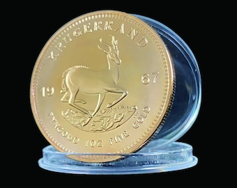 Krugerrand Coin w/ Clear Case
