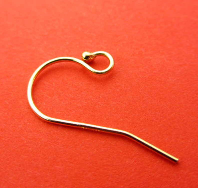 New 20mm 24 Gauge 14k Gold Filled French Ear Wires 2 Pairs Etsy UK