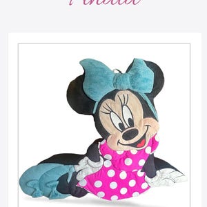 Mouse Piñata – Large 36 Inch Pink Dress Birthday Decoration – Handmade Party Supply