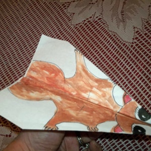 Flying Squirrel paper airplane