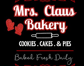 Mrs. Claus Bakery - Fresh Daily Design:  Cookies, Cakes, and Pies - Christmas design