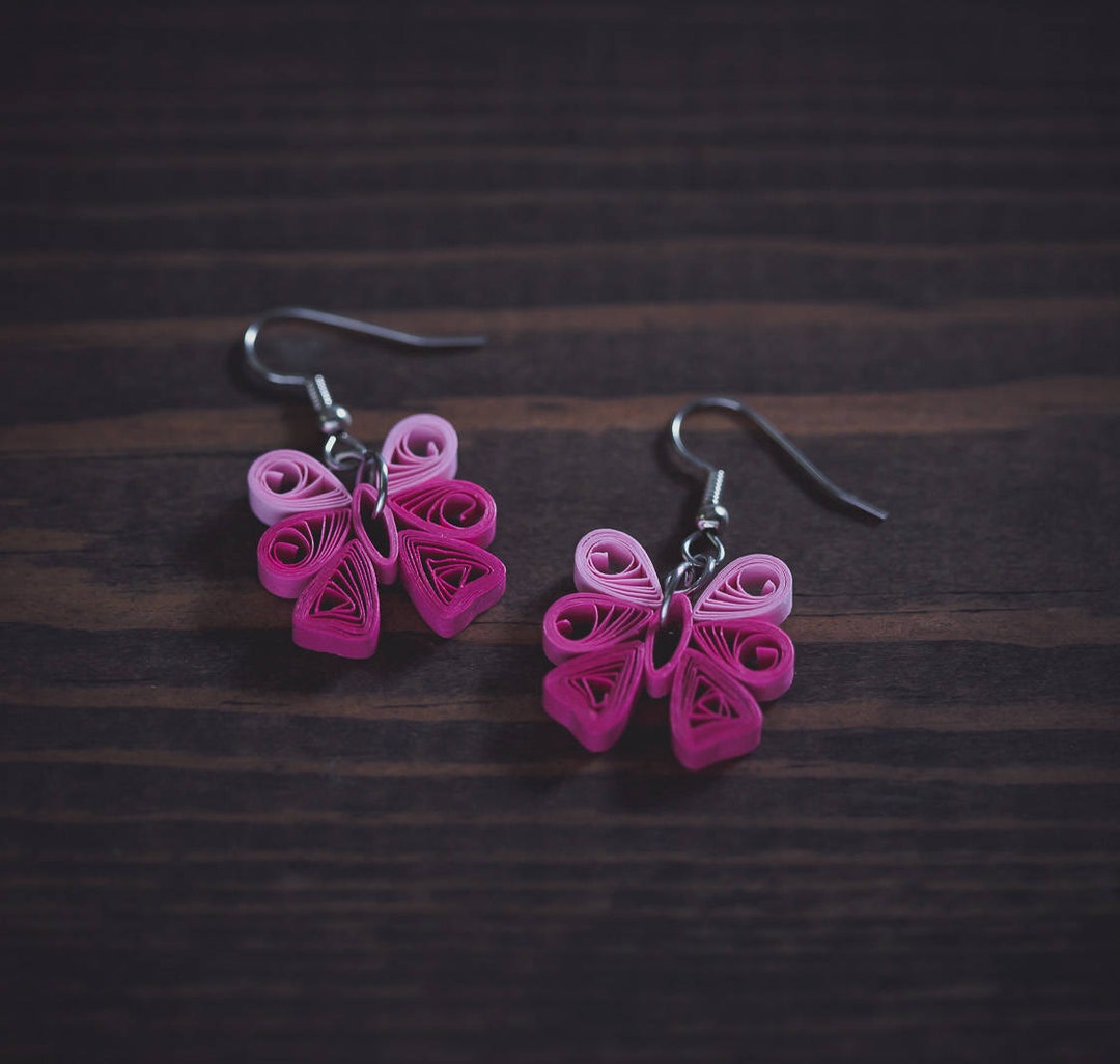 Cute Quilled Earrings · A Dangle Earring · Jewelry on Cut Out + Keep