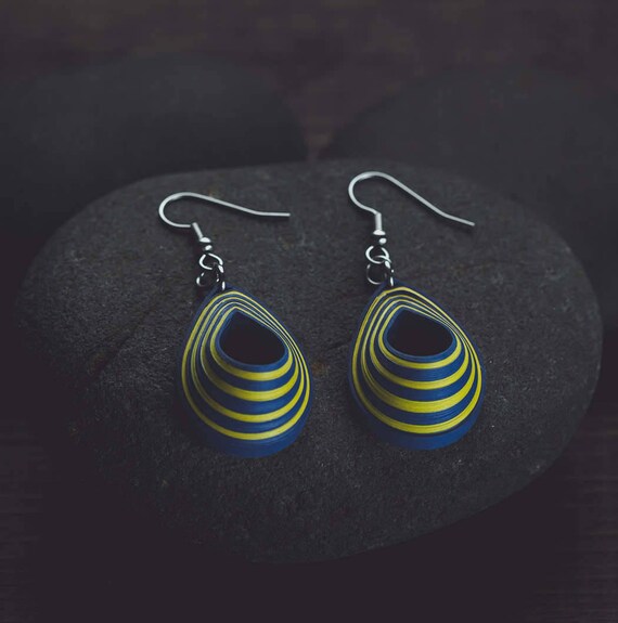 Quilling earrings online discount