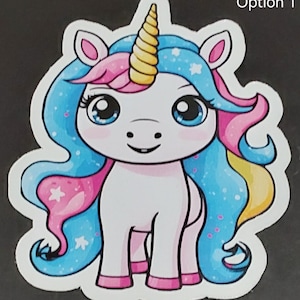 Unicorn Waterproof Stickers