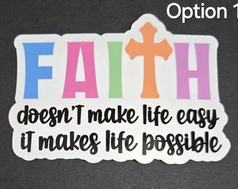 Christian Waterproof Stickers
