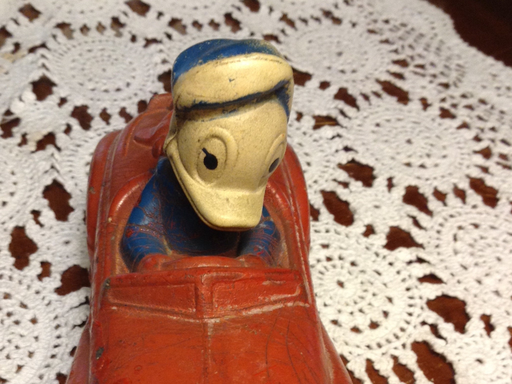 Sun Rubber Toy Car From the Early 1900s Made in Barberton Etsy