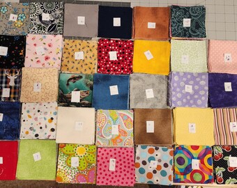 Precut Cotton Quilting Squares Assortment (3.5x3.5 Inch), 500 Piece Patchwork Fabric