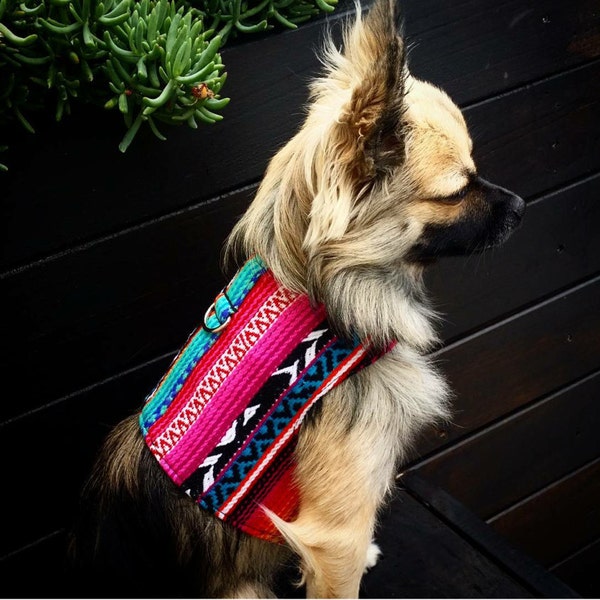 Mexican Dog Harness, Dog Vest, Pet Accessories, Chihuahua Harness, Pet Harness