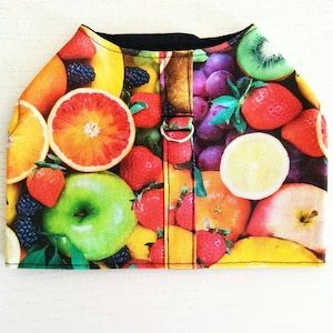 Colourful Fruit Dog Harness, Dog Vest, Pet Accessories, Pet Harness, Dog Apparel, Pet Harness, Small Dog Harness