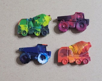 Custom Crayon - Trucks, Stocking Stuffer