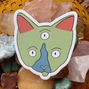 Enlightened Kitty Sticker