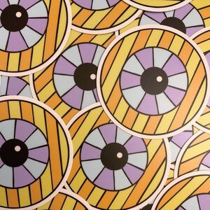 Eyeball Die Cut Sticker-Original Design