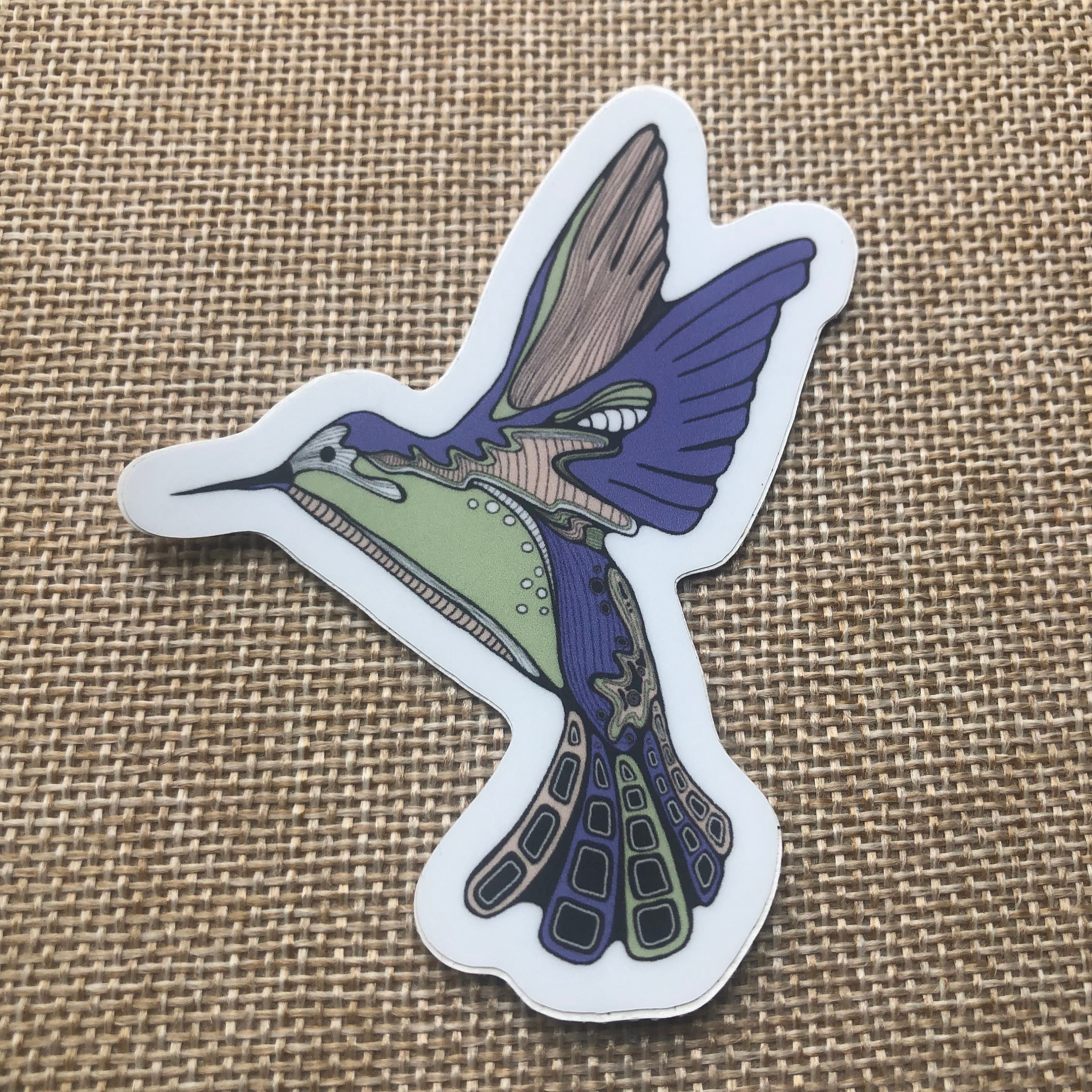 Hummingbird Sticker - Etsy