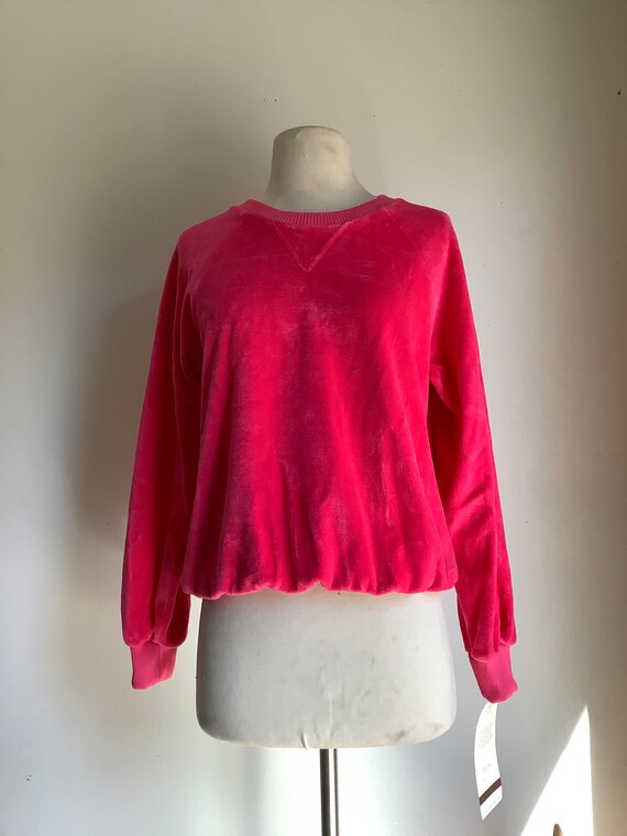 Fuchsia Logo Patch Sweatshirt