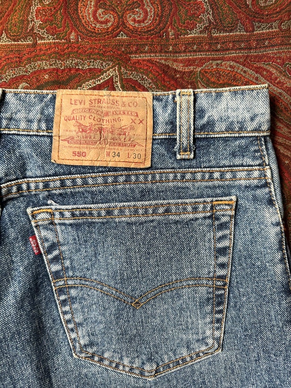 Vintage Levis 550 Red tab - image 5