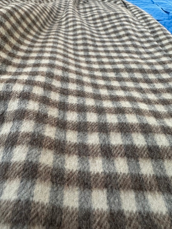 Vintage 1980s wool checkered pants